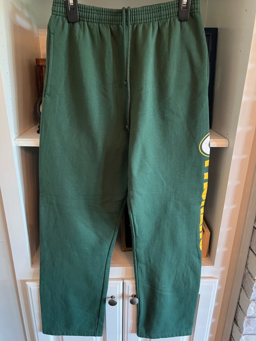 Green Bay Packers Sweat Pants NFL Lounge Wear Team Apparel Fleece Womens  M